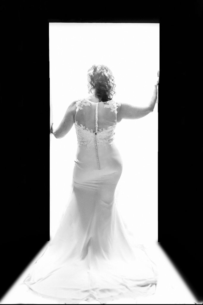 Glam the dress studio shoot wedding dress in Berks County, PA